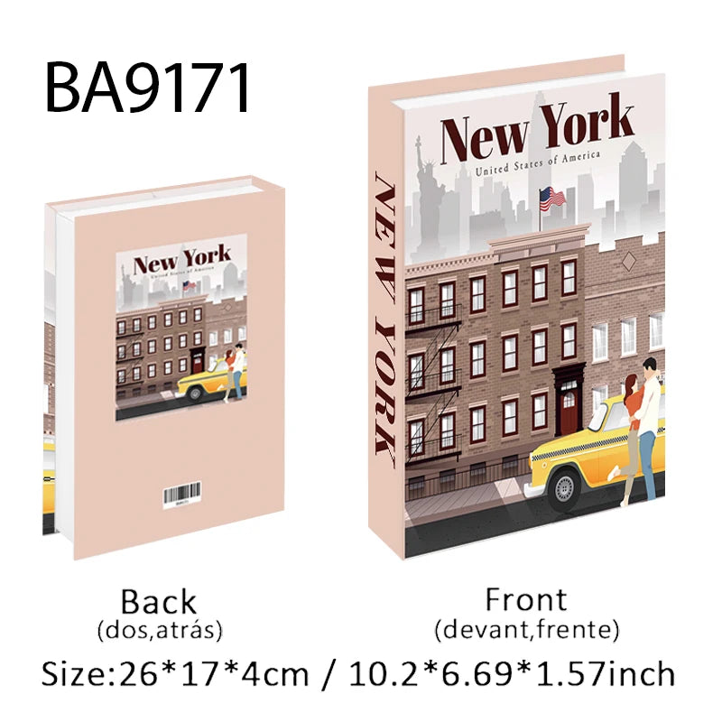 Storage Book with 'New York' cover design on a white background