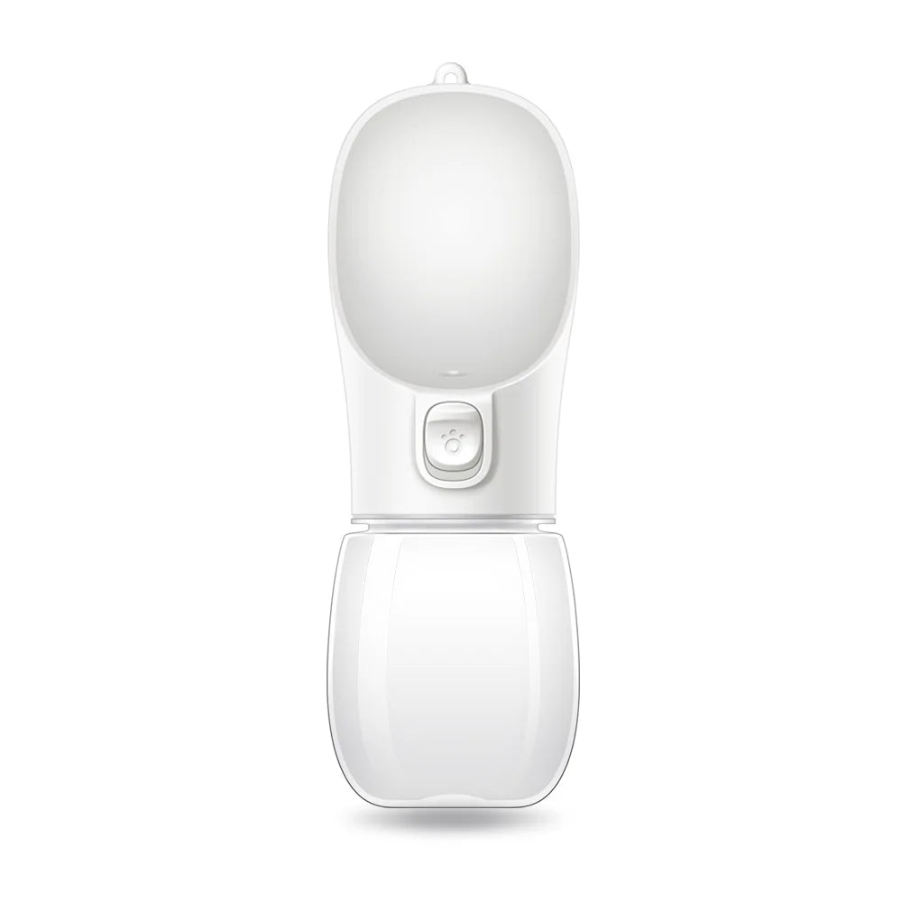 White portable hand dryer on a white background