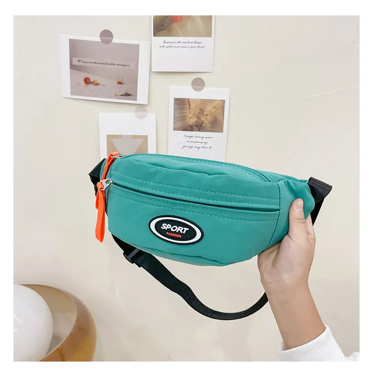 Kids & Adults Sport Bum Bag, Travel Crossbody Waist Bag