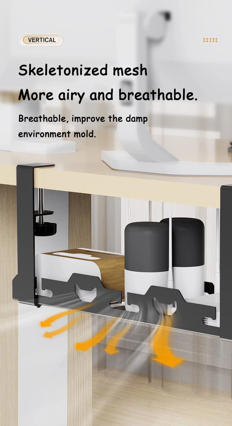 Illustration of a skeletonized mesh design with text highlighting its benefits.