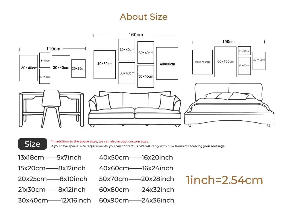 Diagram showing furniture dimensions with labels and measurements.