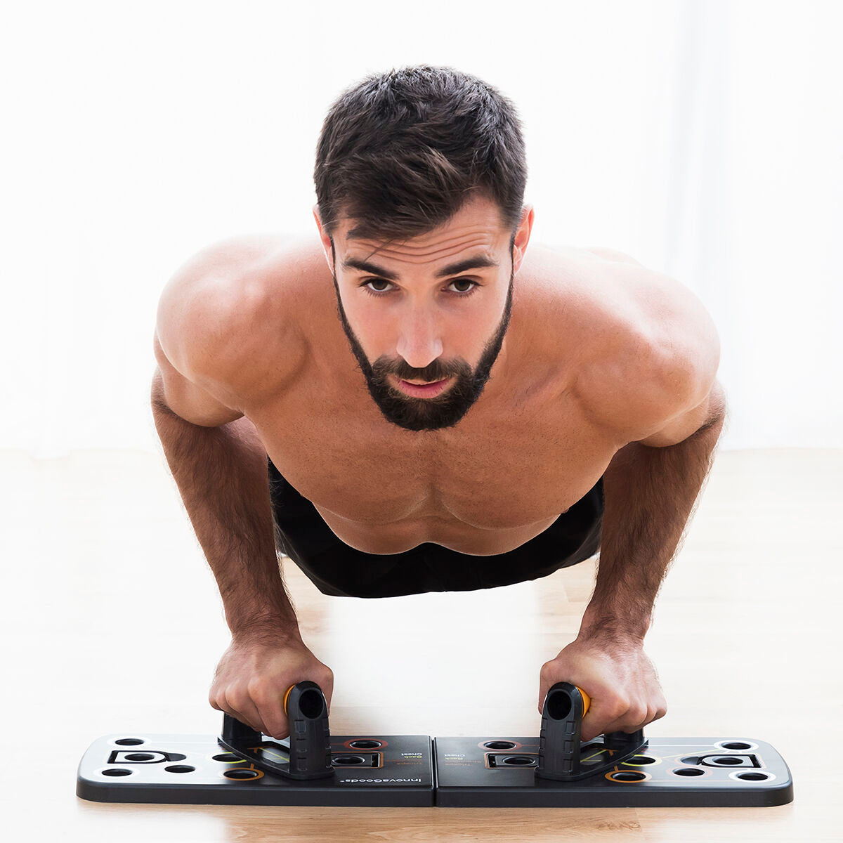 All-in-One Push-Up Board Training System – With Resistance Bands & Exercise Guide