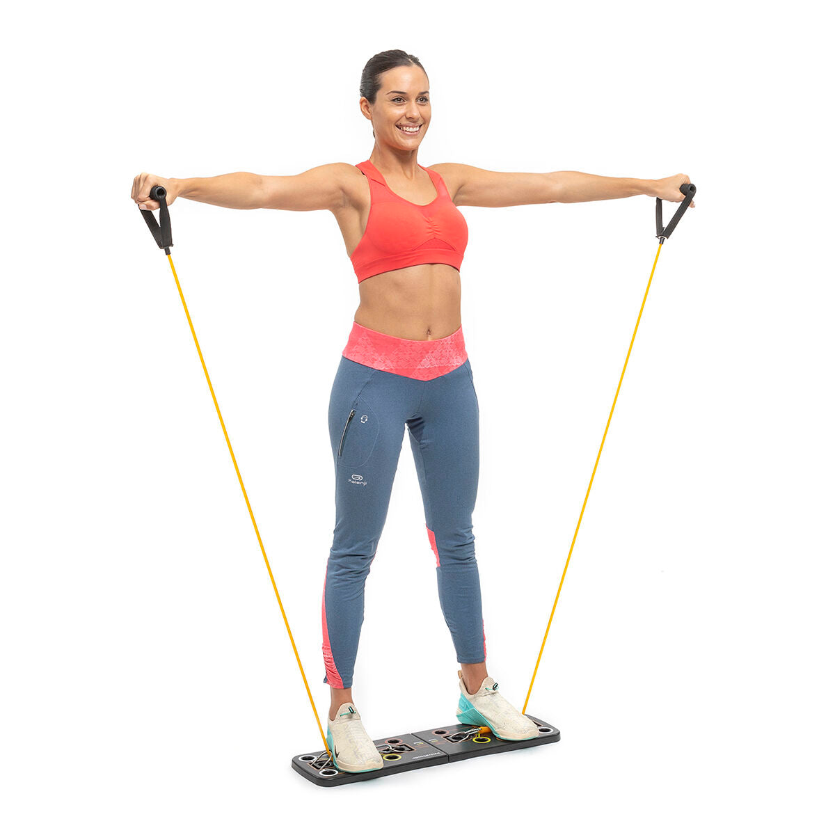 All-in-One Push-Up Board Training System – With Resistance Bands & Exercise Guide