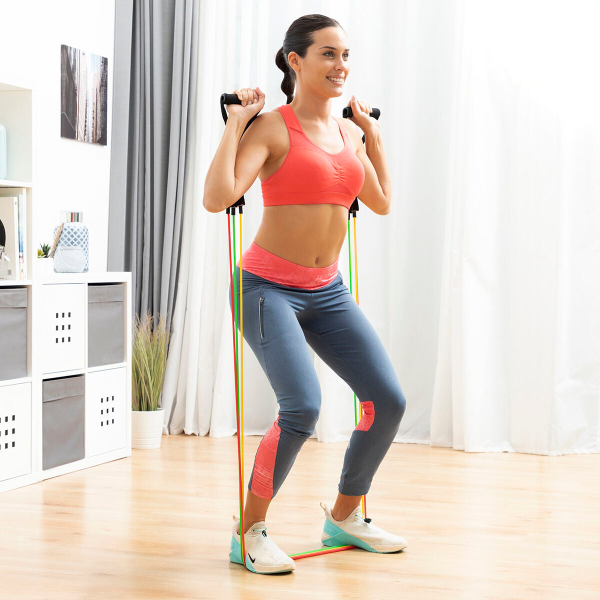 Set of Resistance Bands with Accessories – 5-Pack Tension Training Kit