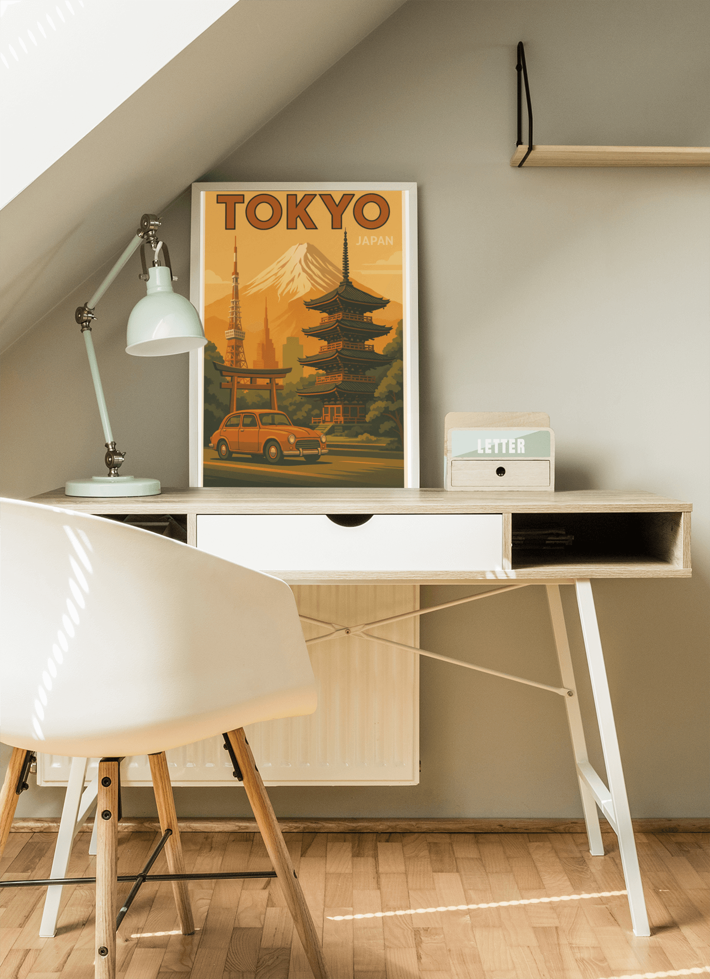 Vintage Tokyo Travel Poster - Classic Matte Art Print, Perfect for Home Décor