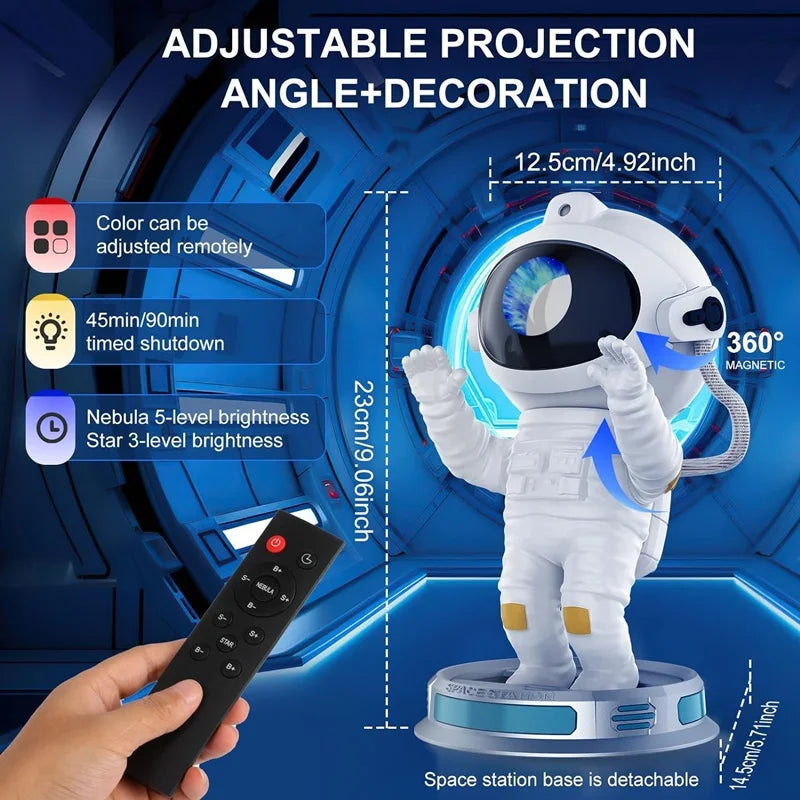Astronaut Night Light Projector with Remote Control