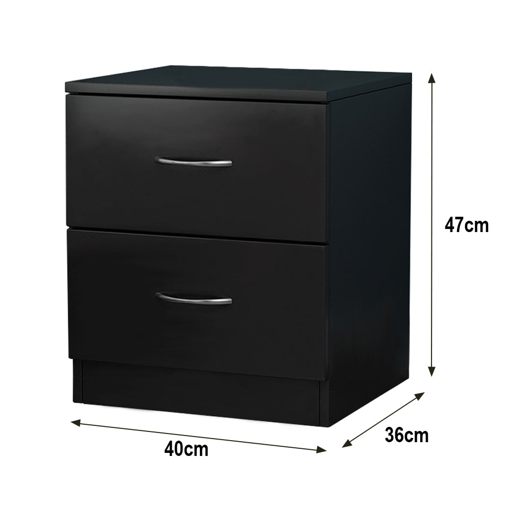 Chest of Drawers Bedside Table Cabinet 1 2 3 4 5 Handle Drawer Bedroom Furniture
