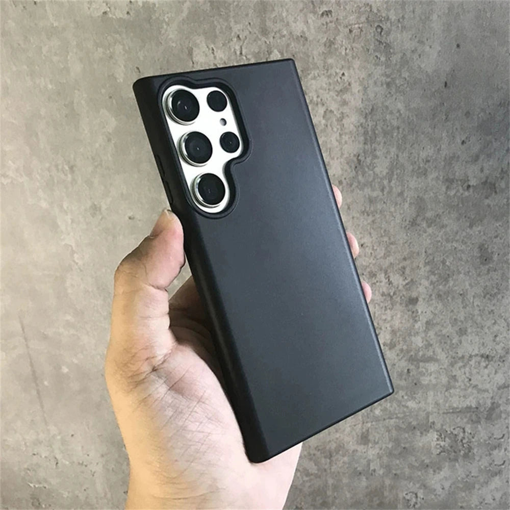 Degradable Eco-Friendly Wheat Straw Phone Case – Soft Silicone Cover for Samsung Models