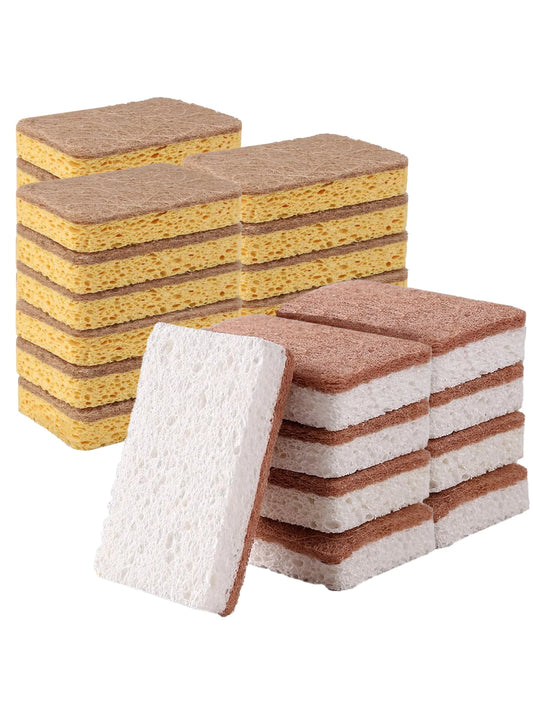 biodegradable hemp cellulose kitchen sponges eco cleaning set