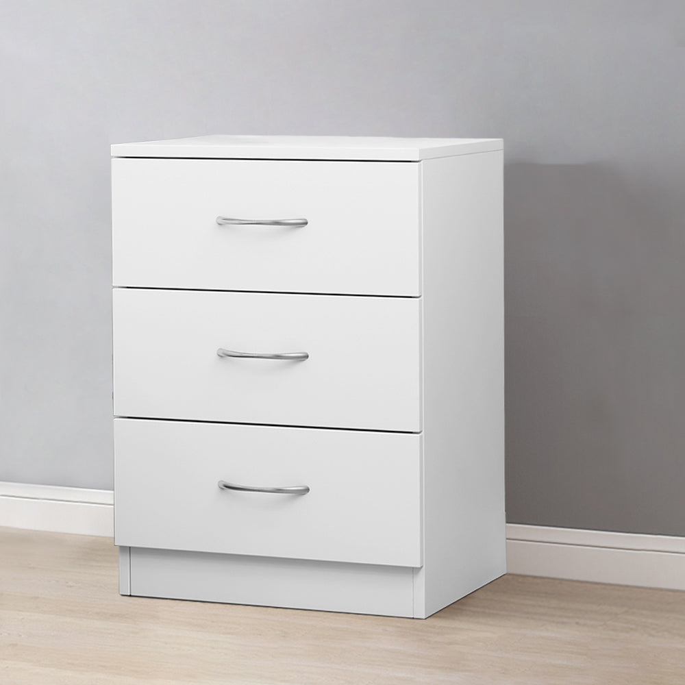 Chest of Drawers Bedside Table Cabinet 1 2 3 4 5 Handle Drawer Bedroom Furniture