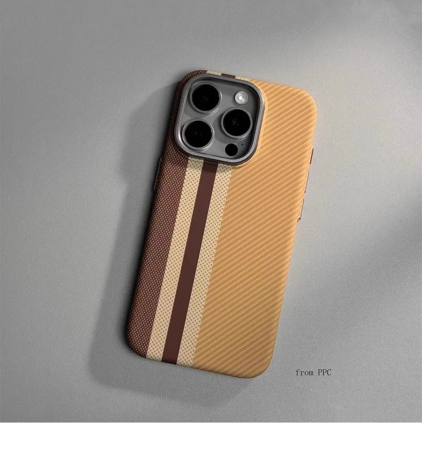 carbon fibre magsafe iphone case with alloy camera ring