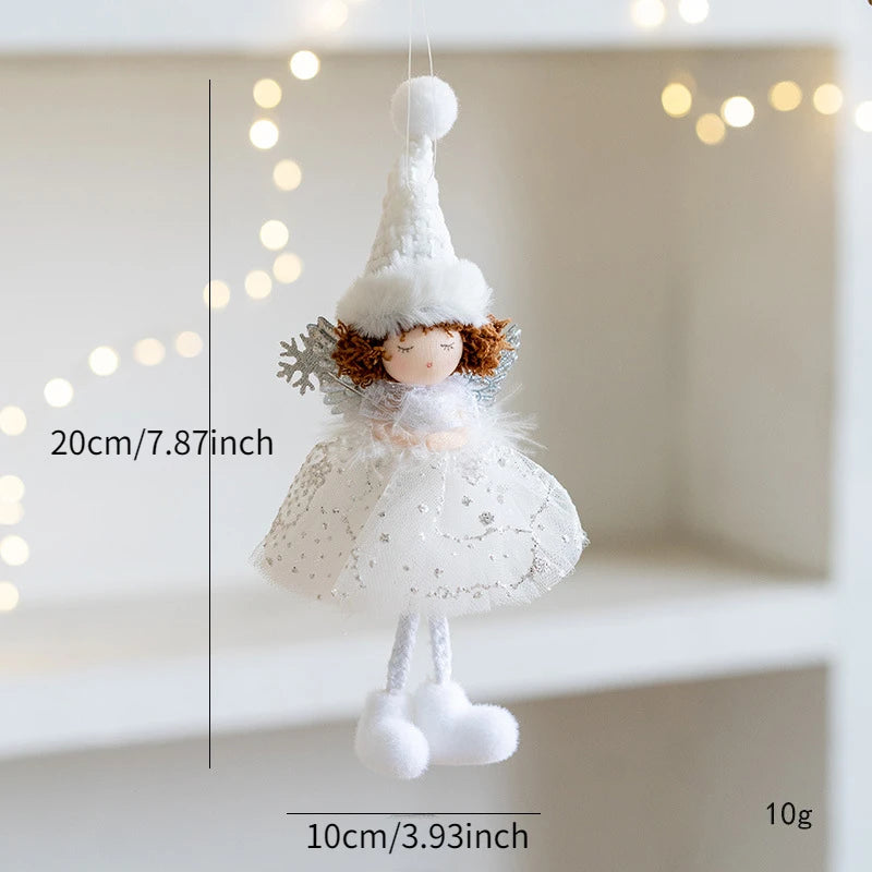 Decorative angel figurine with measurements and weight displayed