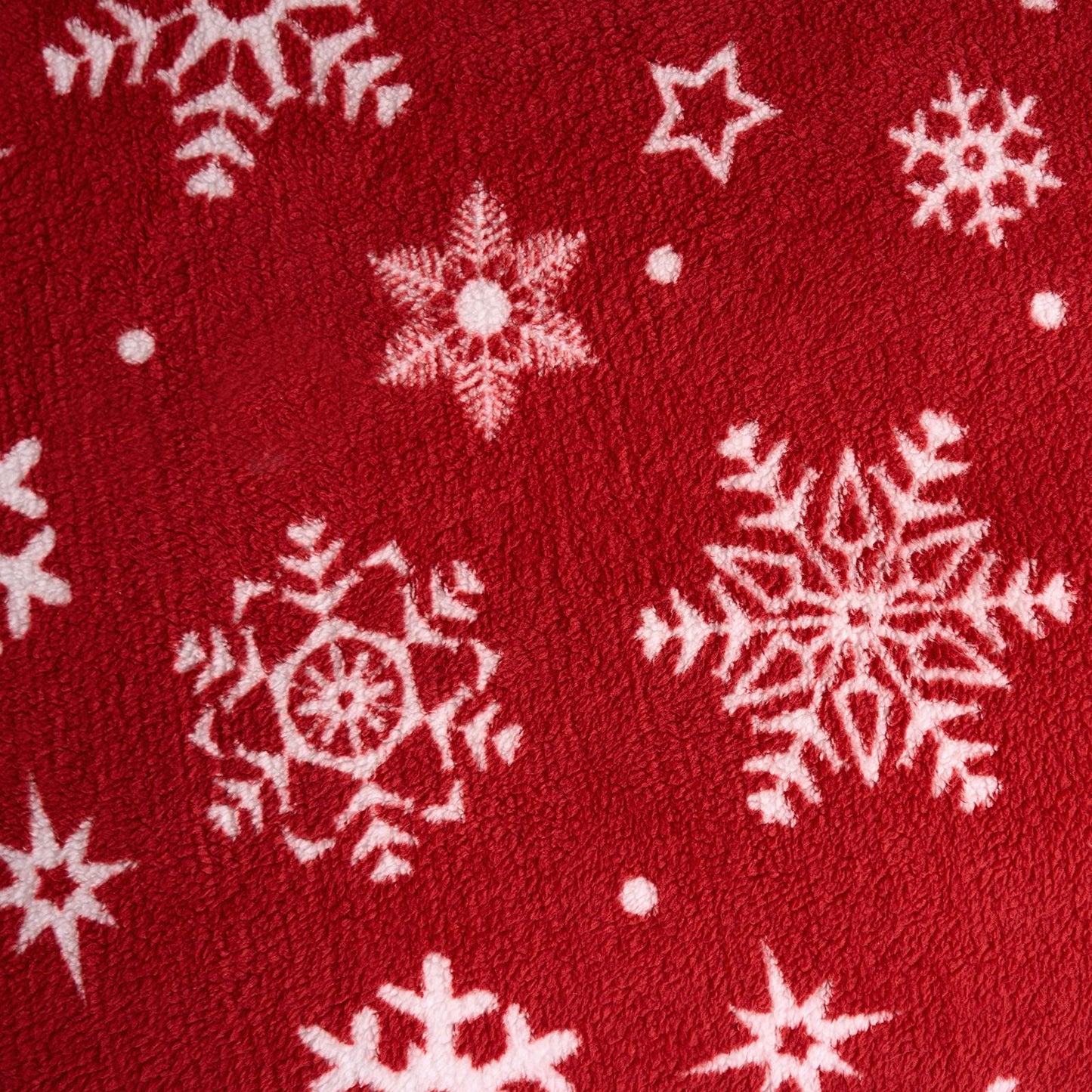Snowflake Teddy Fleece Duvet Cover Bedding Set Winter Christmas Quilt Bed Soft