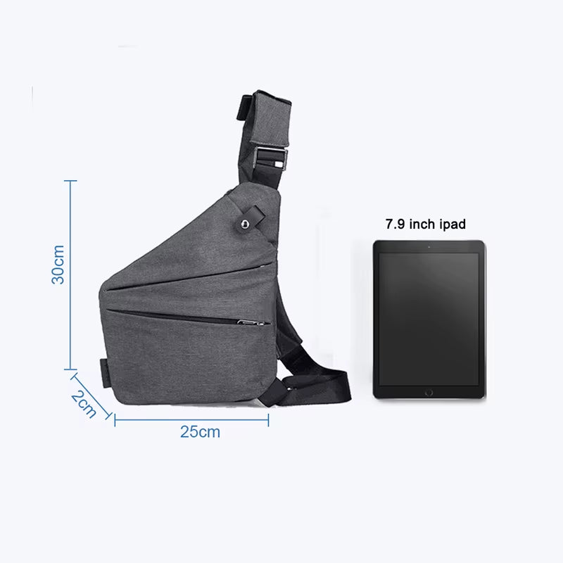 Multifunction Chest Bags anti Theft Single Crossobdy Bags for Men Waterproof Male Cross Body Messenger Bag Fanny Pack Sac