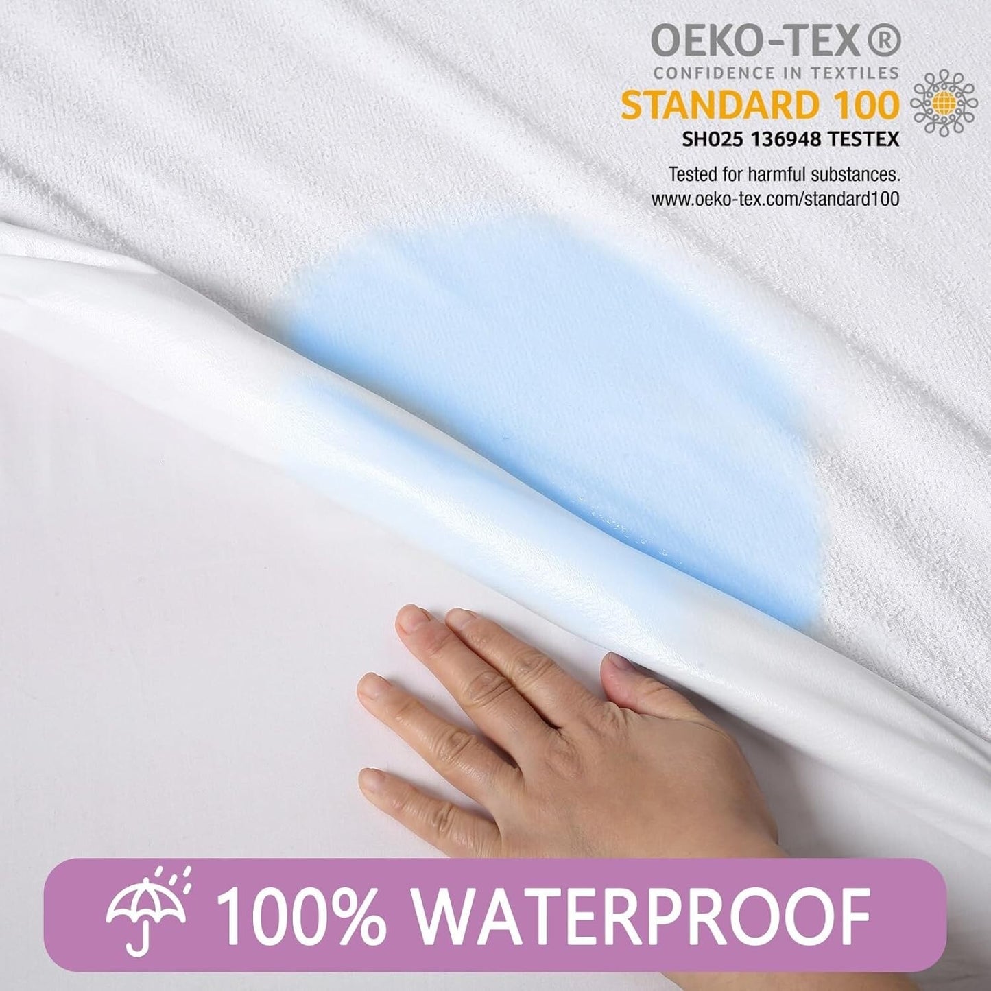 WATERPROOF TERRY TOWEL MATTRESS PROTECTOR DOUBLE FITTED BED COVERS SHEET SINGLE
