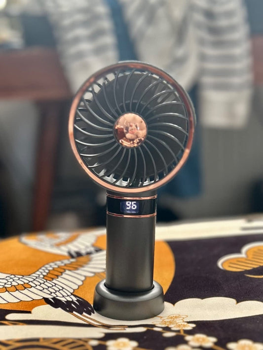 Mini Handheld Fan Portable Fold Desk Cooler Cooling USB Rechargeable 4000MAH