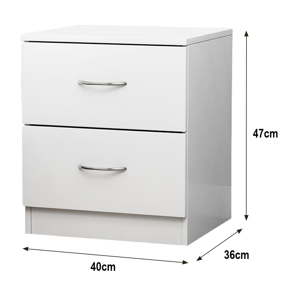 Chest of Drawers Bedside Table Cabinet 1 2 3 4 5 Handle Drawer Bedroom Furniture