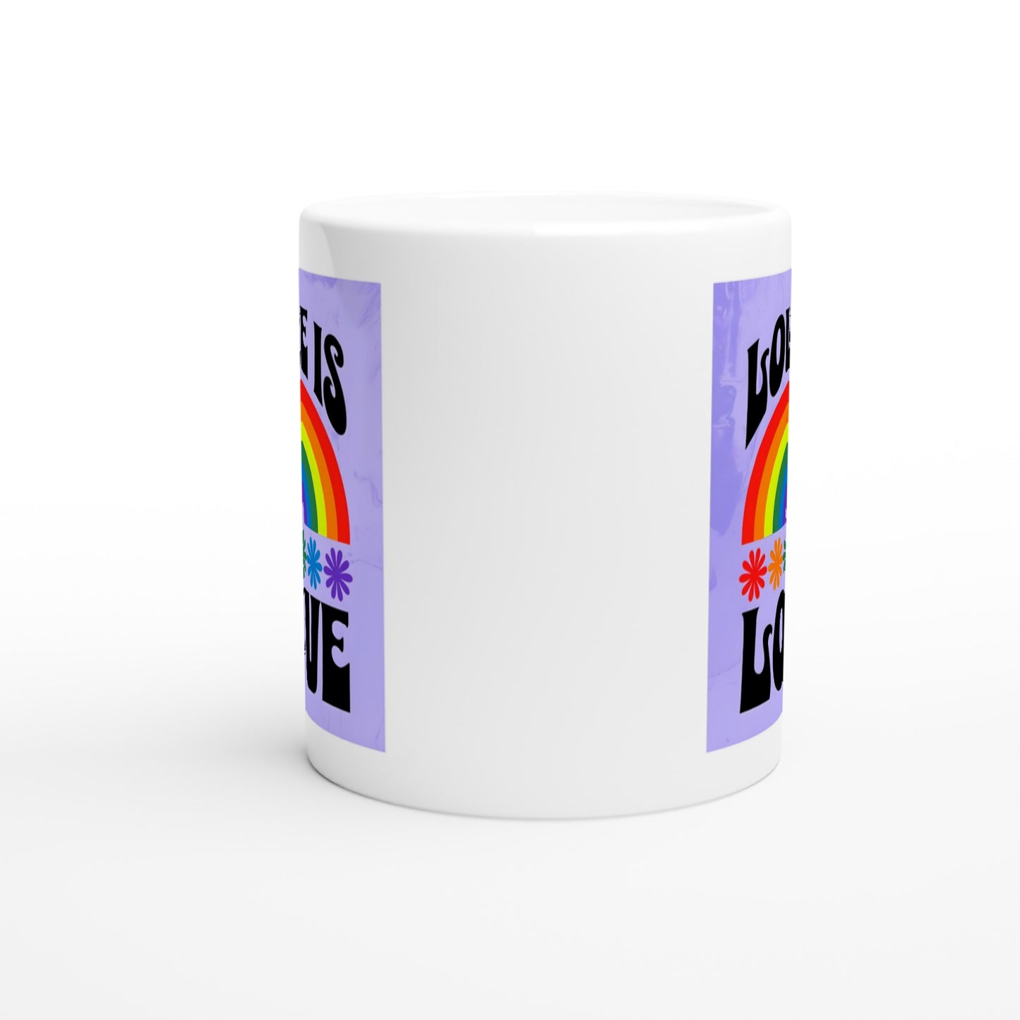 Love Is Love Mug – Colorful LGBTQ+ Pride Coffee Cup