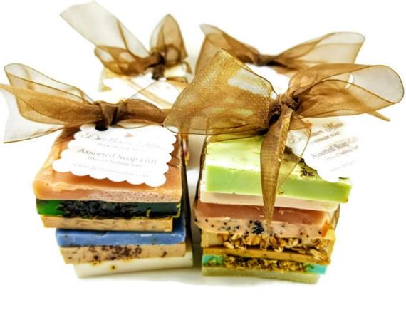 Vegan Soap Sampler – 8 Assorted Natural Soap Slices | Unpacked & Cruelty-Free