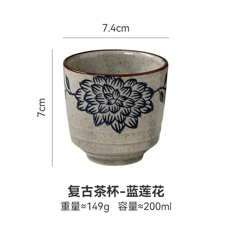 Japanese Hand-Painted Ceramic Tea Cups 26