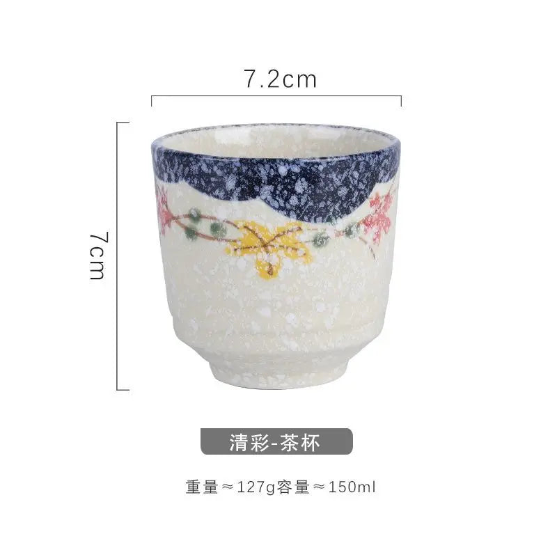 Japanese Hand-Painted Ceramic Tea Cups – 40ml / 150ml / 200ml