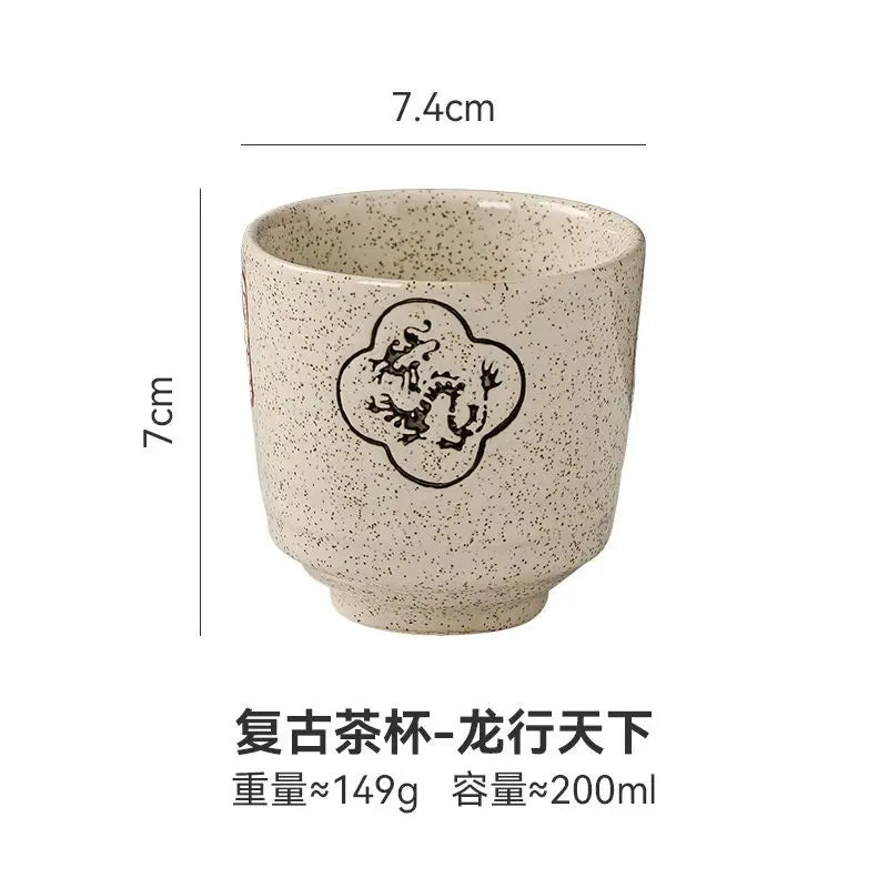 Japanese Hand-Painted Ceramic Tea Cups – 40ml / 150ml / 200ml
