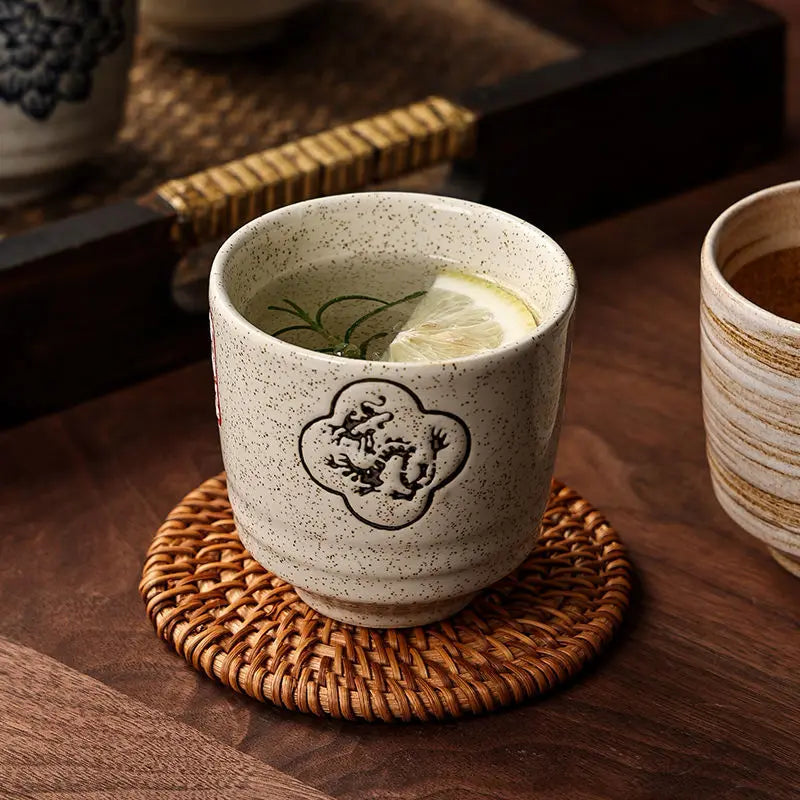 Japanese Hand-Painted Ceramic Tea Cups – 40ml / 150ml / 200ml