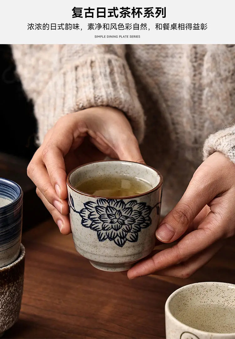 Japanese Hand-Painted Ceramic Tea Cups – 40ml / 150ml / 200ml