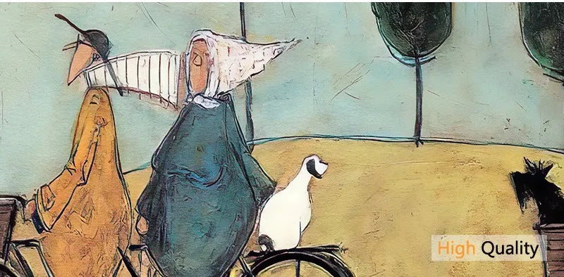 Landscape Love & Dogs Wall Art Prints – Nordic Vintage Posters (13 Styles)