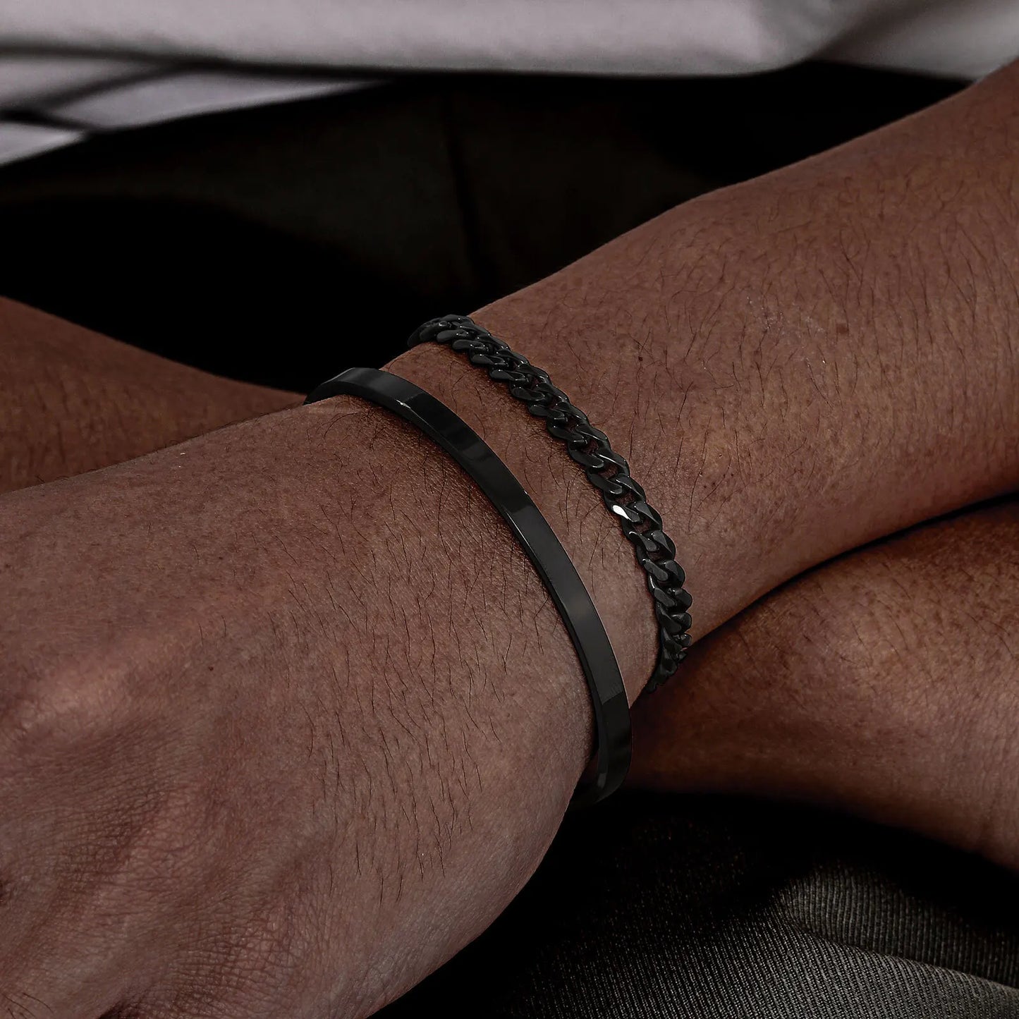 trendy cuban link bracelet for men gift silver or gold