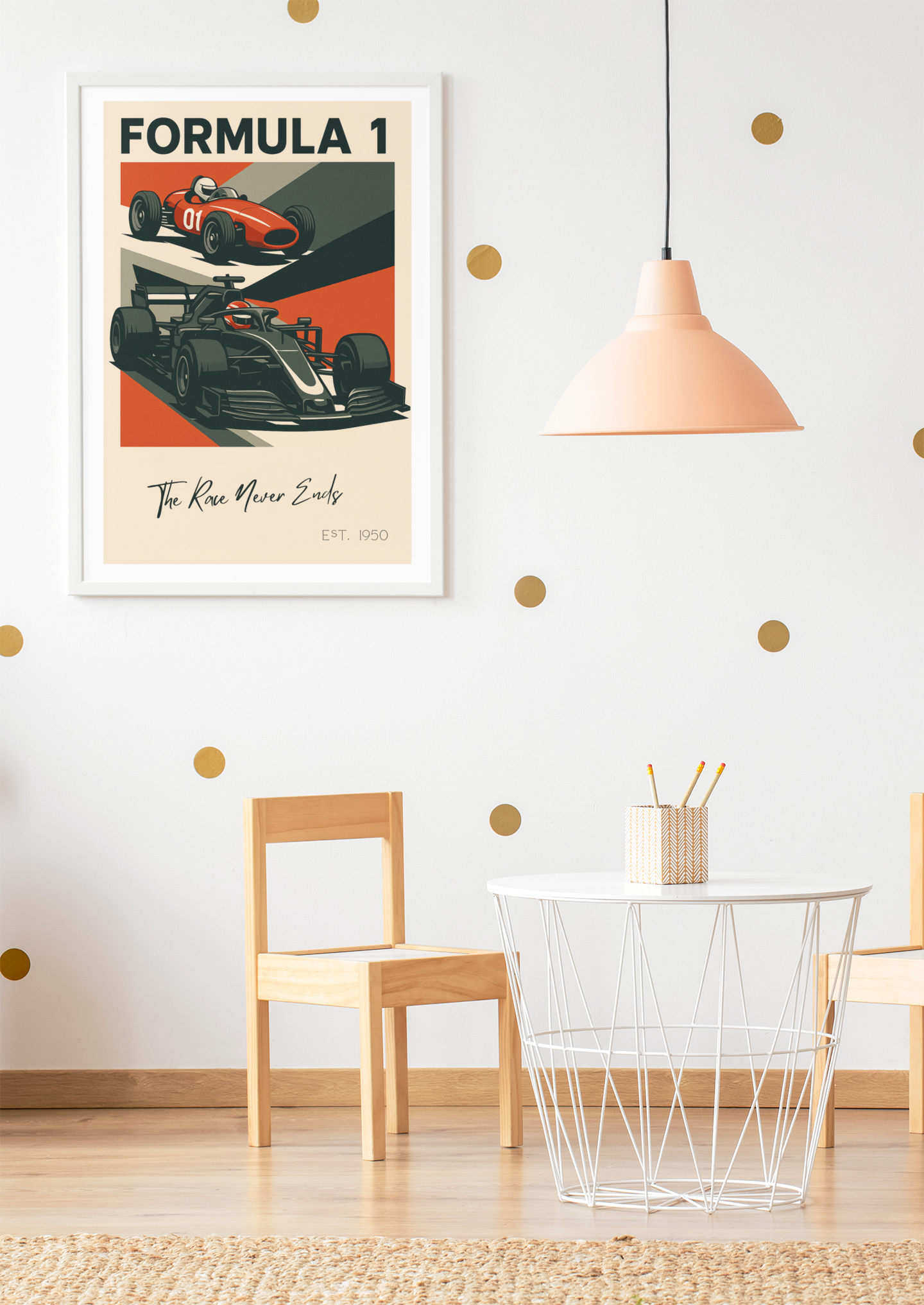 Vintage to Velocity – “The Race Never Ends” Poster
