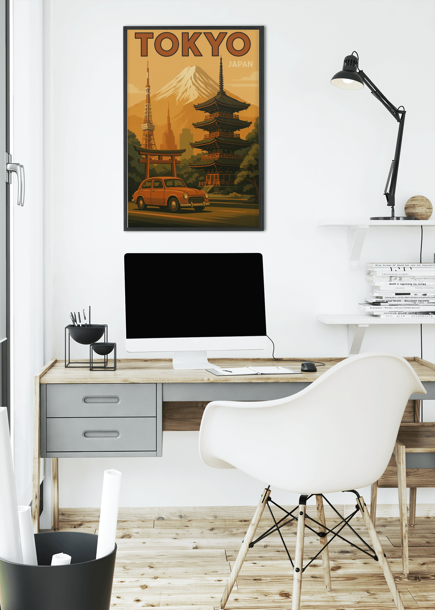 Vintage Tokyo Travel Poster - Classic Matte Art Print, Perfect for Home Décor