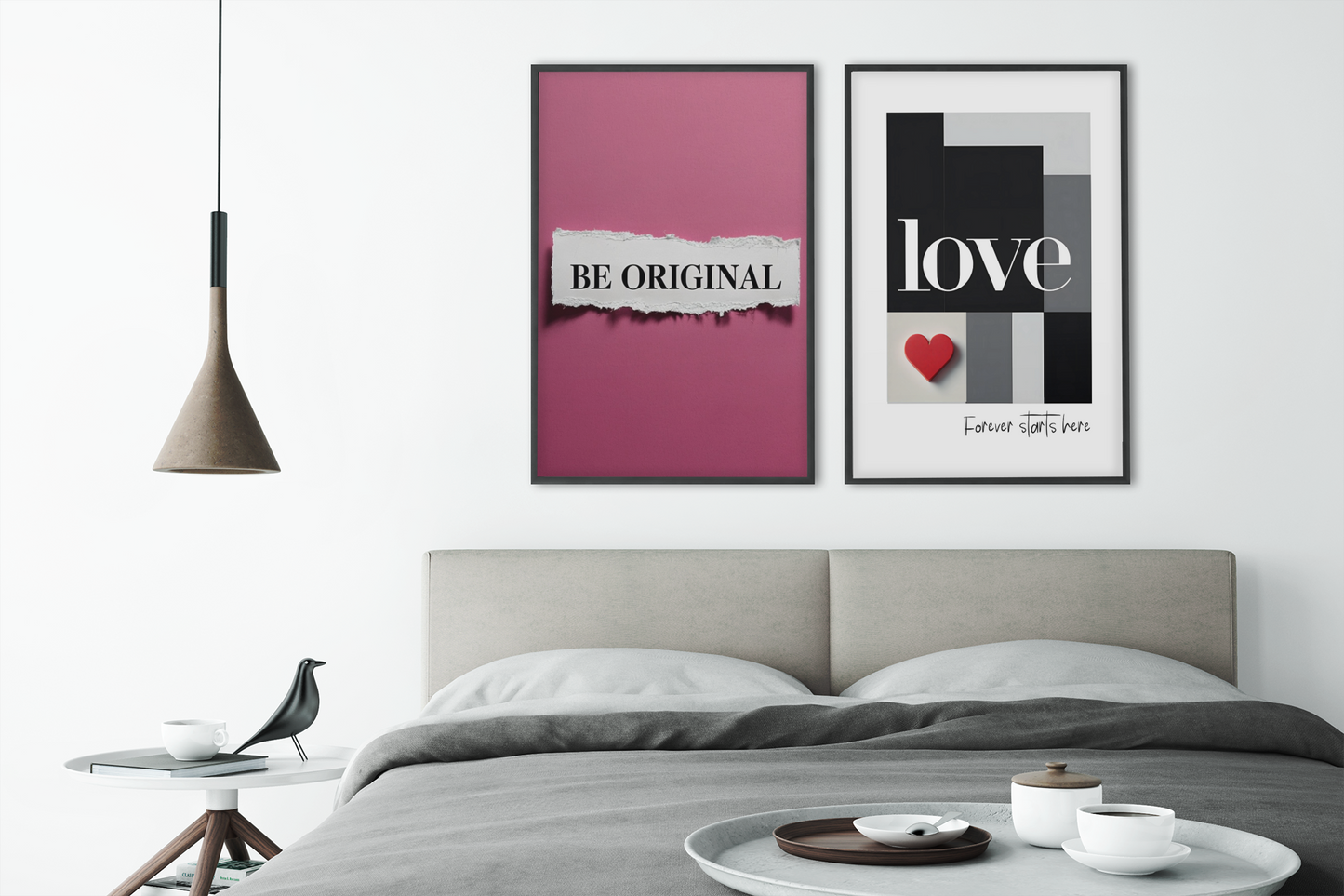 Be Original Posters: Motivational Wall Art for Creative Souls - Inspirational Quotes Decor