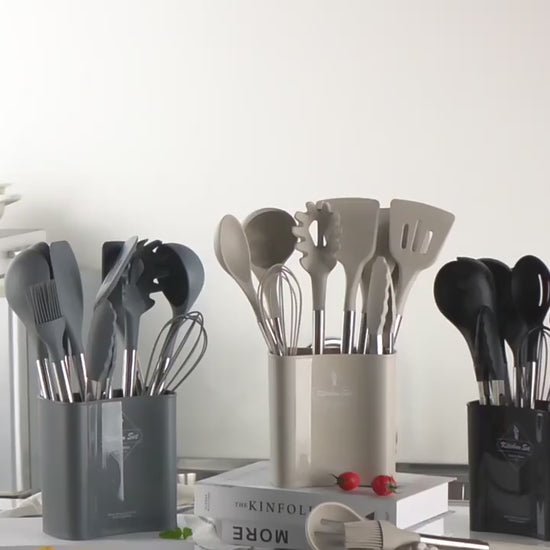 video of utensil set