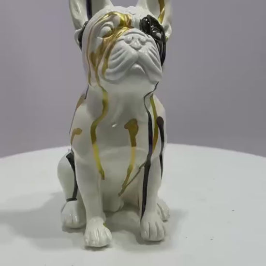 Modern French Bulldog Sculpture