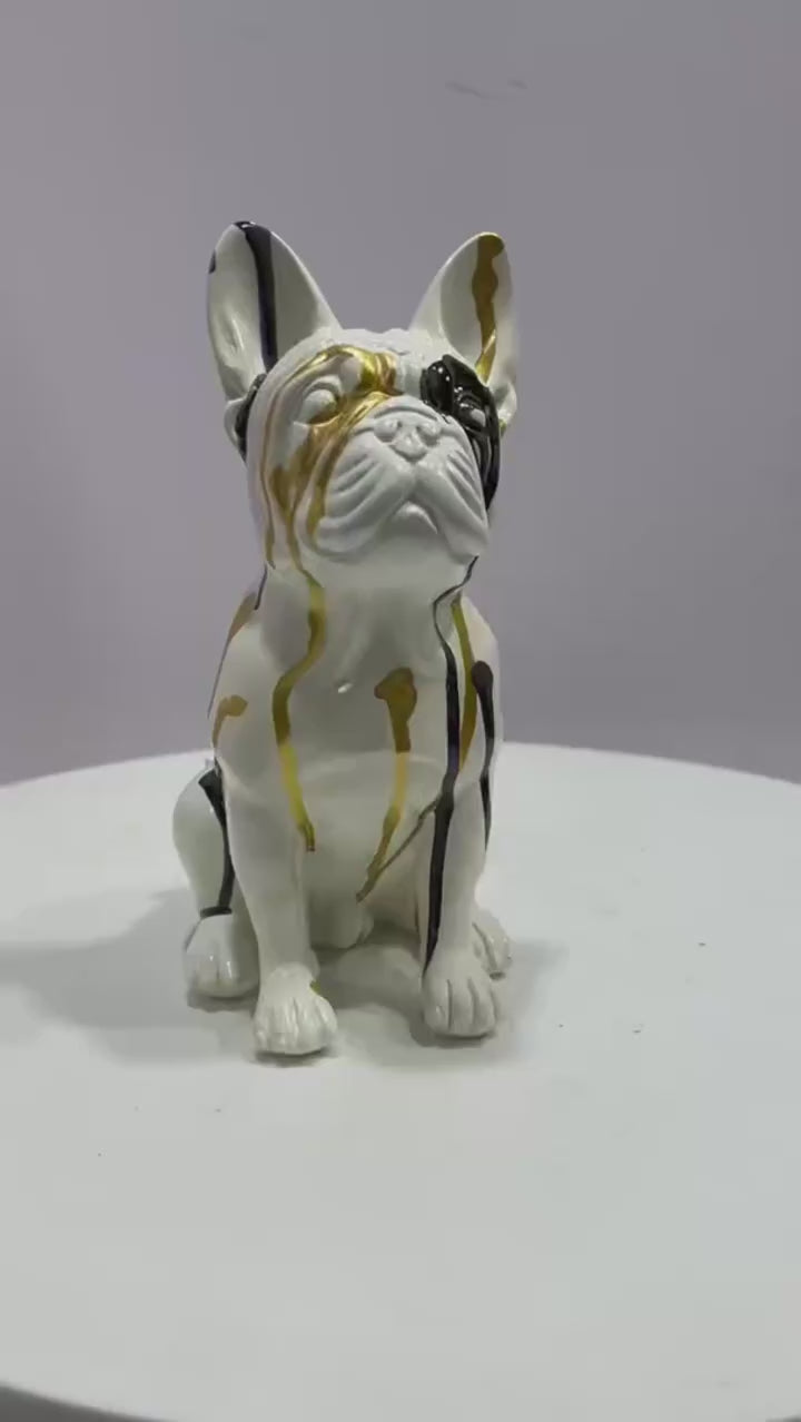 Modern French Bulldog Sculpture
