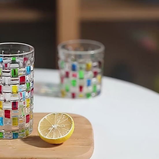 Video of Colourful Stained Glass Tumblers