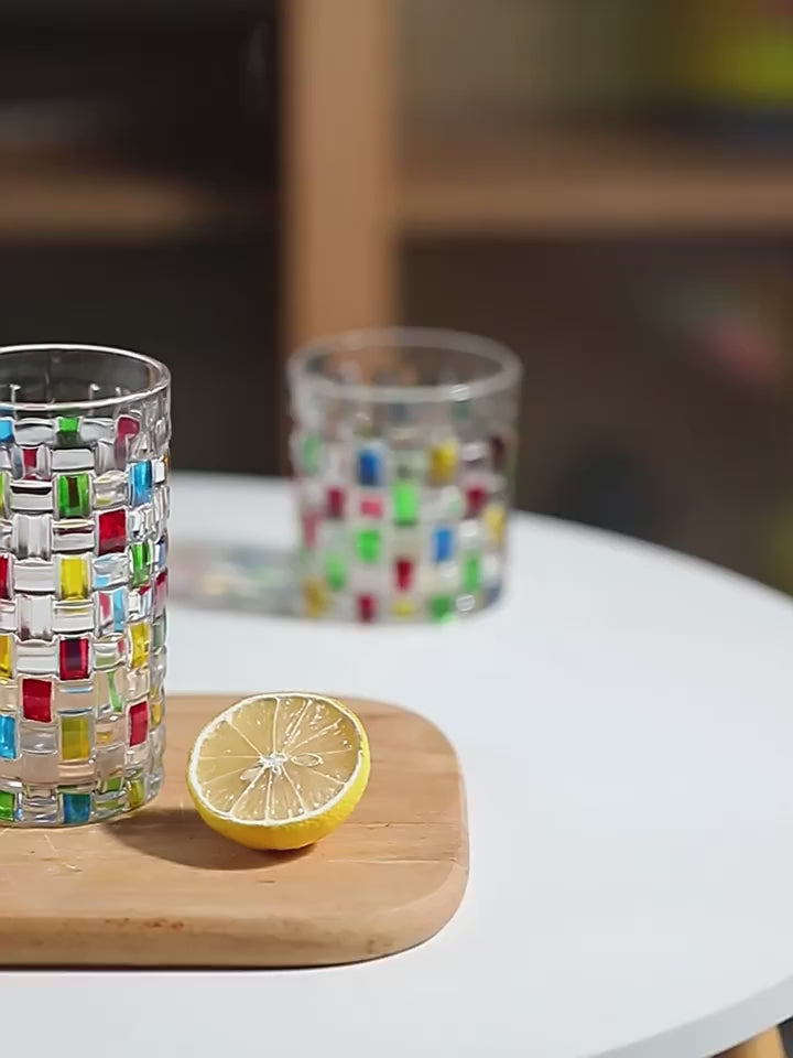 Video of Colourful Stained Glass Tumblers