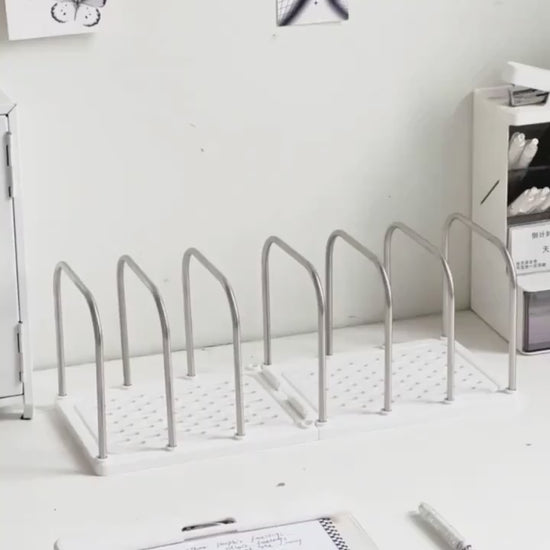  minimalist desktop bookshelf organiser video