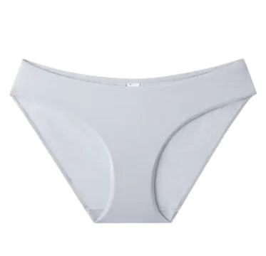 Light gray underwear on a white background