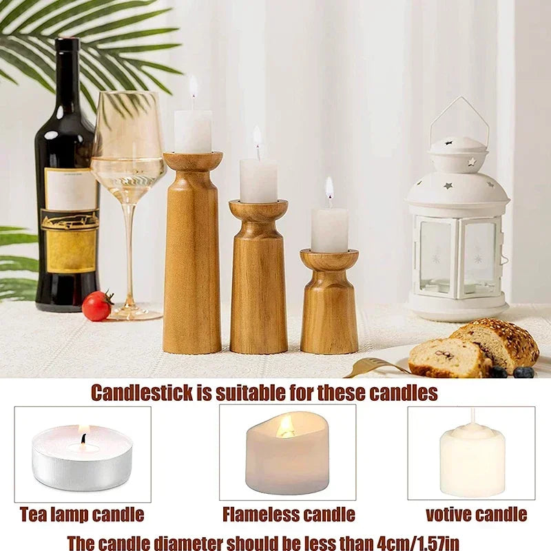 Decorative setup with candles, a bottle, and a lantern on a table.